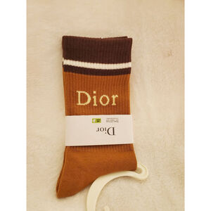 Women's Dior Brown & White Hosiery & Socks medium 7-10